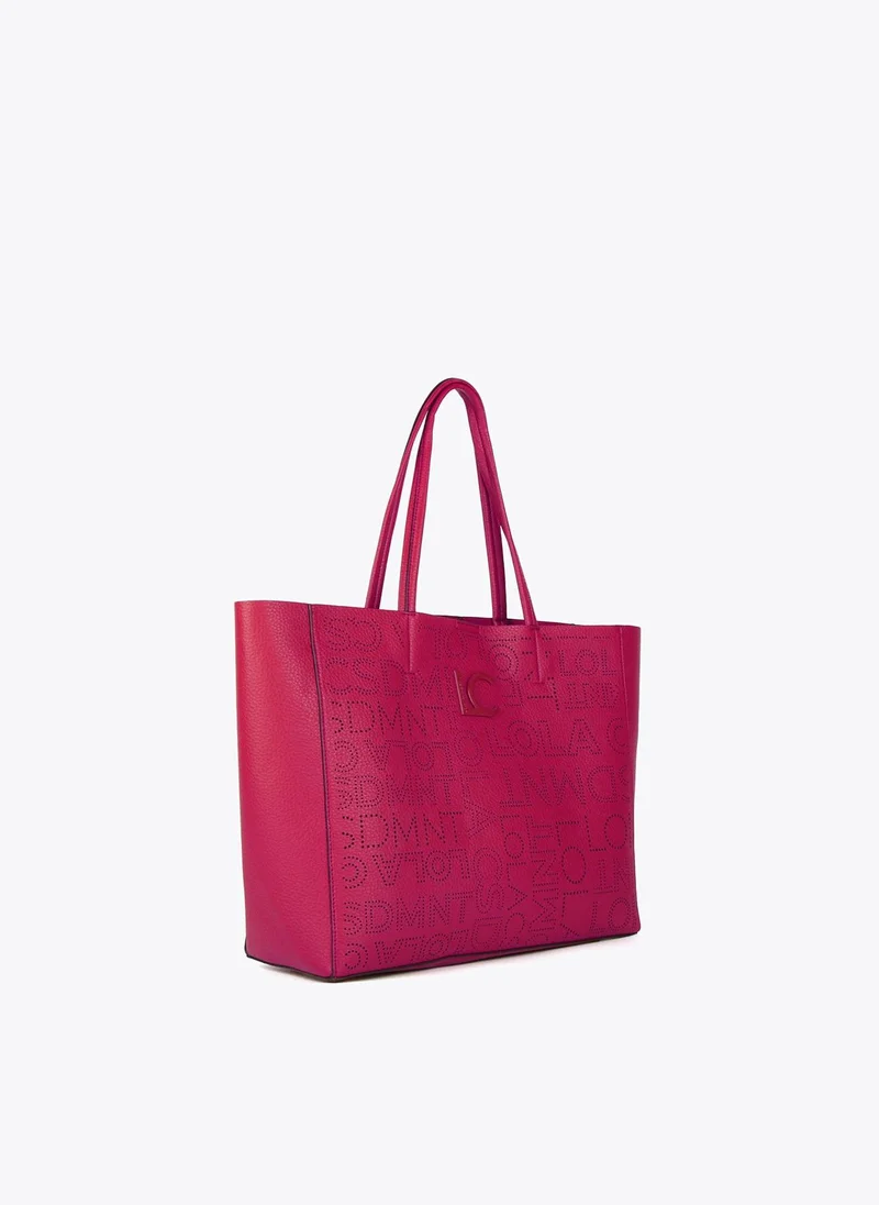 Lola Casademunt Cutwork logo tote bag