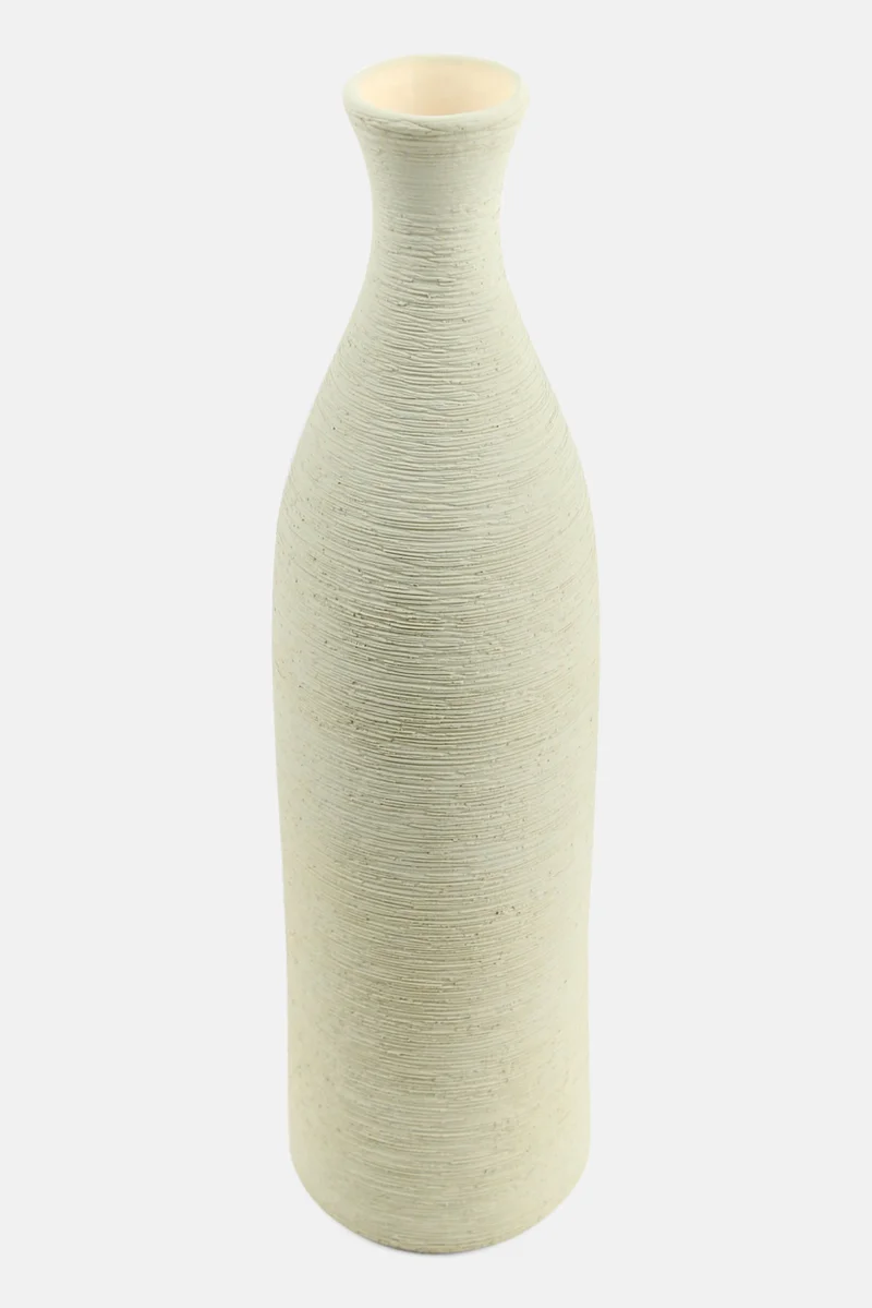Muy Mucho Textured Ceramic Vase, Light Green