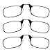ThinOptics Readers Rectangular Reading Glasses 3 PackBlack 44mm 15 - Image 1