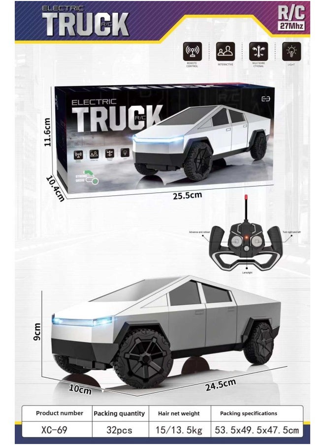 Generic [Direct Supply] Tera Cyber Pickup Remote Control Car Children's Large Simulation Remote Control Car Toy-Colour:[sealed Box] Tesla Remote Control Car With 1 Battery  - Image 1