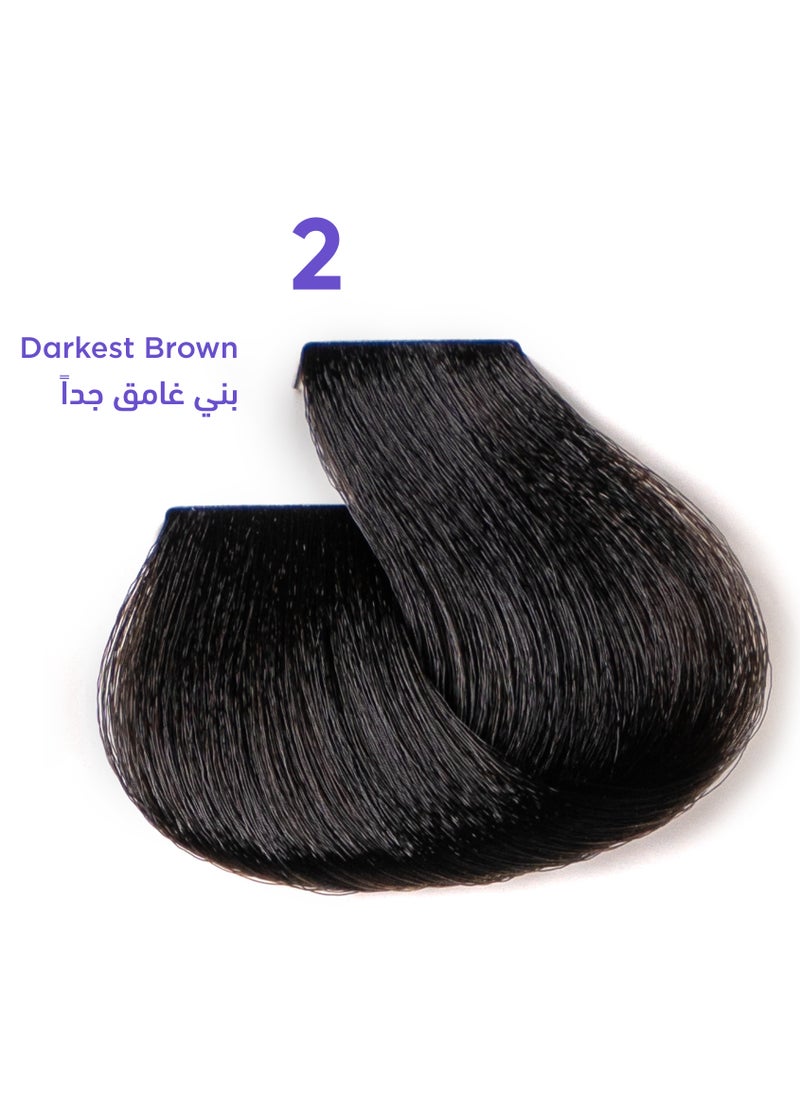 وان بي - صبغة الشعر تريس تونز من 1B المعززة بالتيروسين بني غامق جداً (2) 100 مل - Image 1