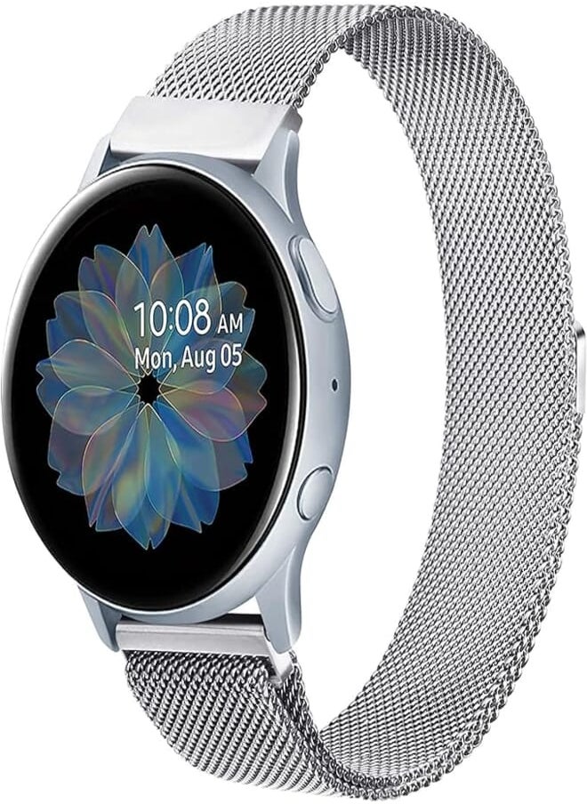 O Ozone O Ozone Wristband Strap Compatible with Galaxy Watch 3 41mm Replacement Band Mesh Milanese Loop Magnetic Wristband - Rainbow 