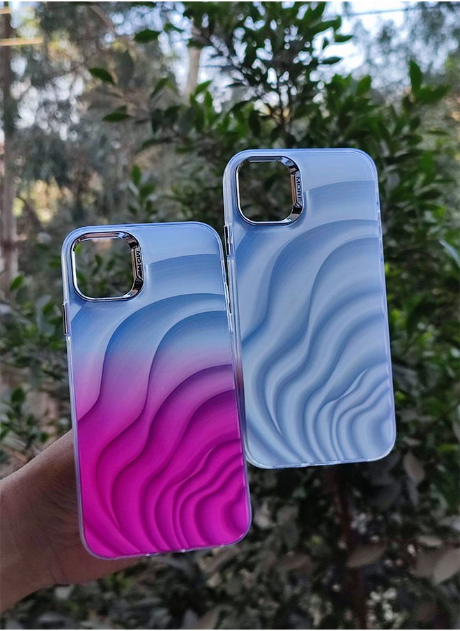 Generic - Iphone 12 3D Protective Case for , Fashion and Unique Design Shockproof, Gloss and Super Soft Design, Compatible with Iphone 12 - Silver - Image 1