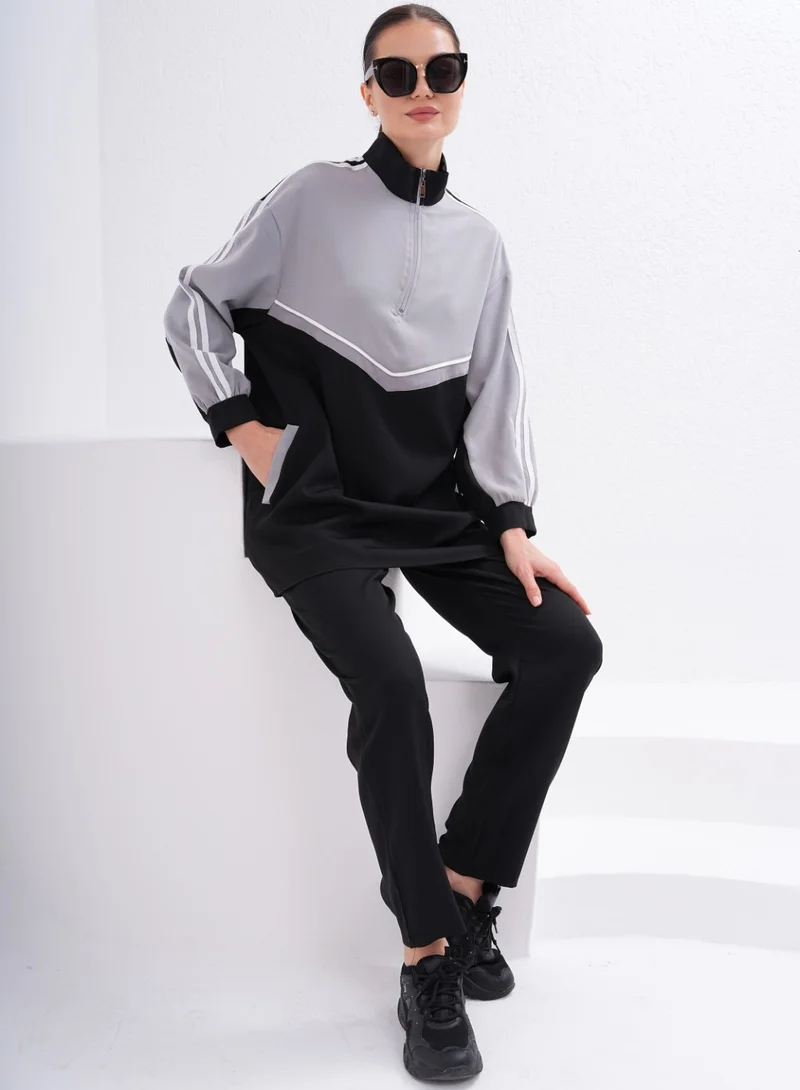 مارفيلا باي رشا طقم رياضي قطعتين بسحاب