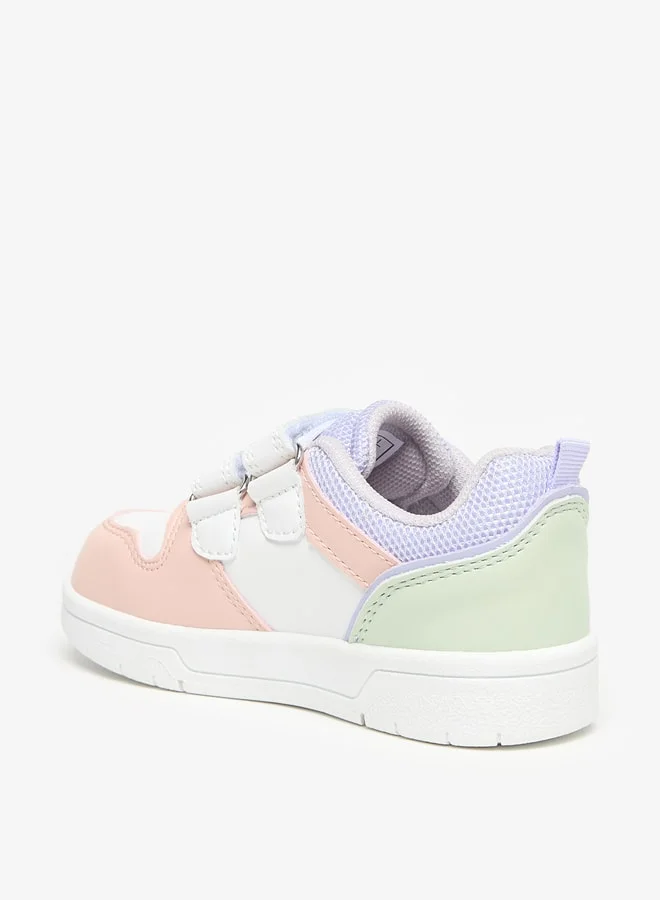 فلورا بيلا من شو إكسبرس Colourblock Sneakers with Hook and Loop Closure