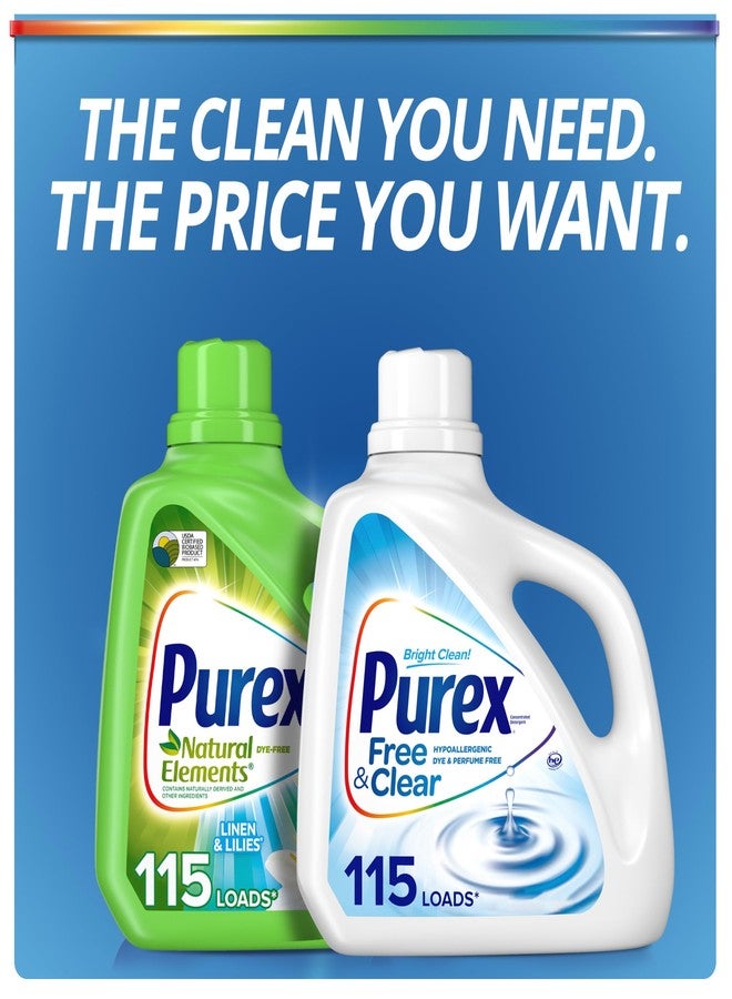 Purex Liquid Laundry Detergent 57 Loads, Free & Clear, Unscented, 75 Fl Oz - Image 5