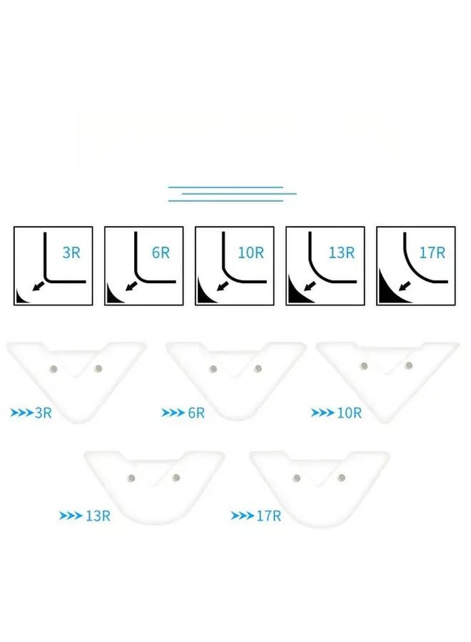 أداة كاشطة سوداء متعددة الوظائف لورق الحائط اللاصق، وحشو فراغات الجراوت بين البلاط - Image 4