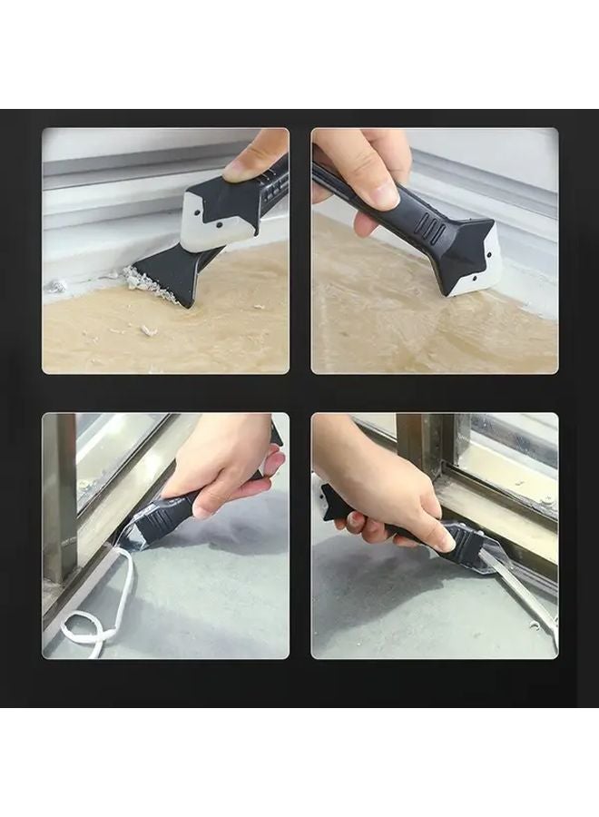 أداة كاشطة سوداء متعددة الوظائف لورق الحائط اللاصق، وحشو فراغات الجراوت بين البلاط - Image 5