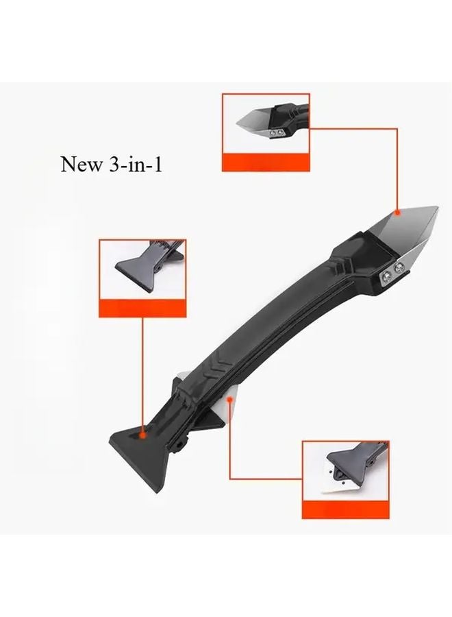 أداة كاشطة سوداء متعددة الوظائف لورق الحائط اللاصق، وحشو فراغات الجراوت بين البلاط - Image 3