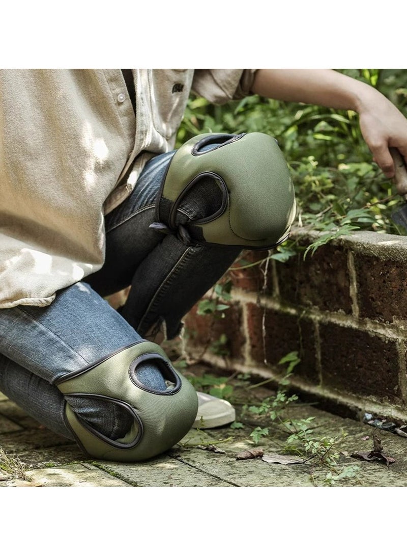 عام وسادات ركبتين للحديقة: وسادات ركبتين مناسبة للأنشطة الخارجية كفرز الحشائش أو لأعمال المنزل. مصنوعة من الإسفنج مع خاصية مرونة وتوفير حماية للركبتين. تأتي زوجًا وملائمة للكبار السن. - Image 1