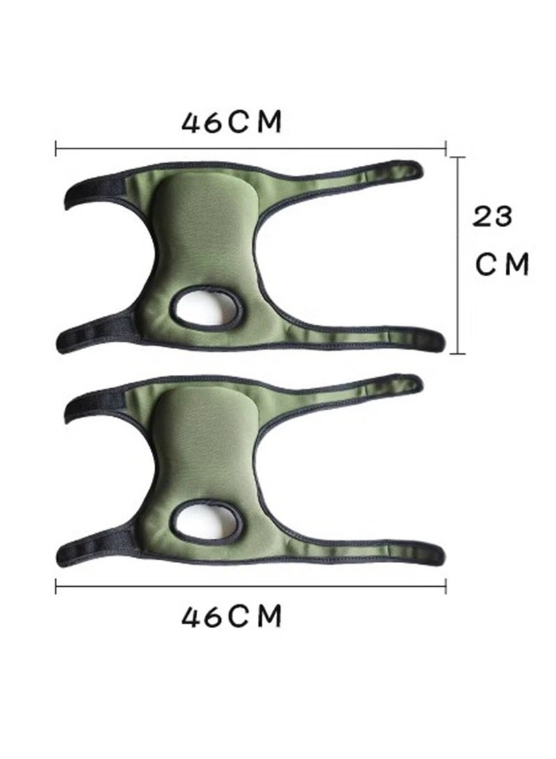 عام وسادات ركبتين للحديقة: وسادات ركبتين مناسبة للأنشطة الخارجية كفرز الحشائش أو لأعمال المنزل. مصنوعة من الإسفنج مع خاصية مرونة وتوفير حماية للركبتين. تأتي زوجًا وملائمة للكبار السن. - Image 3