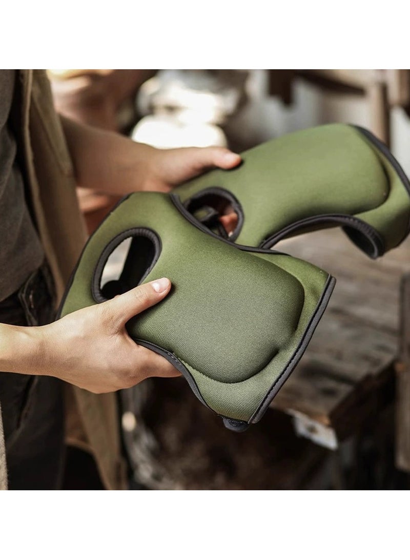 عام وسادات ركبتين للحديقة: وسادات ركبتين مناسبة للأنشطة الخارجية كفرز الحشائش أو لأعمال المنزل. مصنوعة من الإسفنج مع خاصية مرونة وتوفير حماية للركبتين. تأتي زوجًا وملائمة للكبار السن. - Image 4