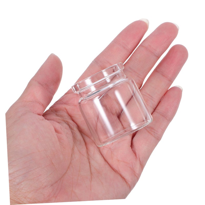 10pcs Clear Glass Propagation Vases for Hydroponic Plants Home Office Decor - Image 5
