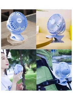 Yoobao Yoobao Portable Rechargeable Fan 6400 Mah Big Capacity Mini Usb Fan Rechargeable Car Battery Fan Mute YBF04Blue  - Image 4