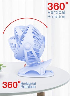Yoobao Yoobao Portable Rechargeable Fan 6400 Mah Big Capacity Mini Usb Fan Rechargeable Car Battery Fan Mute YBF04Blue  - Image 2