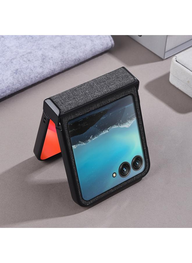 اس-توب جراب لهاتف موتورولا رازر 50، جراب هاتف Magsafe القابل للطي بثلاث مراحل، مصنوع من القماش - Image 4