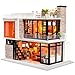 Spilay Dollhouse Miniature with FurnitureDIY Kit Mini Modern Villa Model with Music Box124 Scale Creative Doll House Best Christmas Birthday Gift for Lovers Boys and GirlsFlorence - Image 2