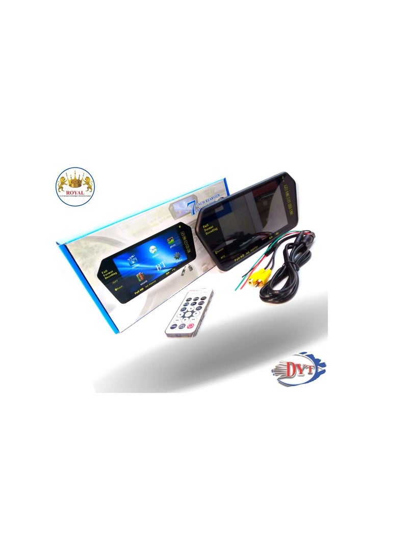 Royal Bluetooth Car Rearview Mirror Monitor 7-INCH - Image 2