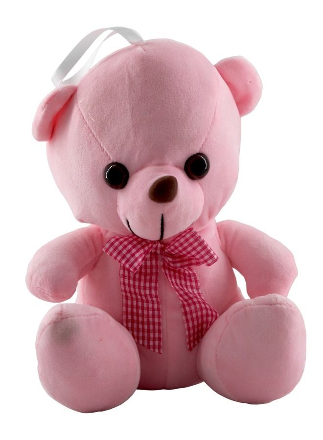 Toy Box Non-Toxic Stuffed And Plush Soft Teddy Bear Pink(24x19x14cm)  - Image 1