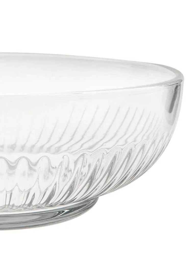 لاف طقم أوعية زجاجية 3 قطع مع غطاء أبيض شفاف - Image 3