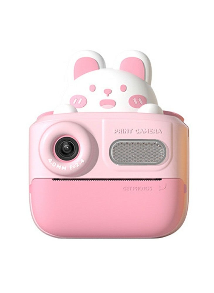 Generic KOOOL K64 Children HD Dual Lenses Instant Camera for Photography and Video Recording - Rabbit - Image 1