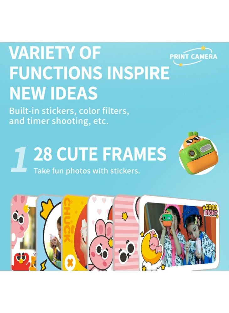 Generic KOOOL K64 Children HD Dual Lenses Instant Camera for Photography and Video Recording - Rabbit - Image 3