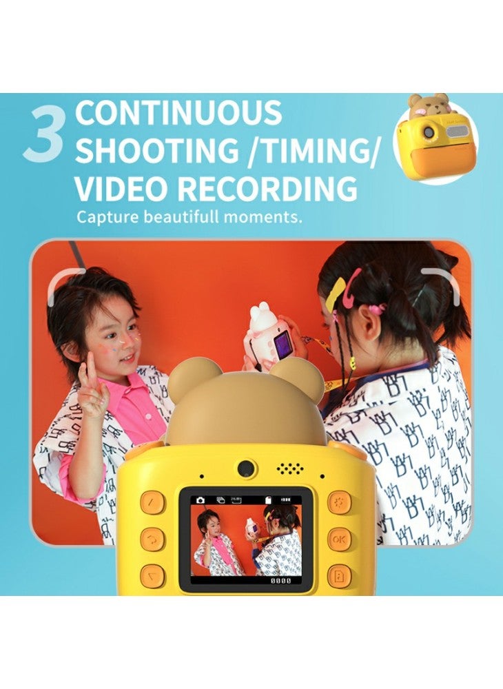 Generic KOOOL K64 Children HD Dual Lenses Instant Camera for Photography and Video Recording - Rabbit - Image 5