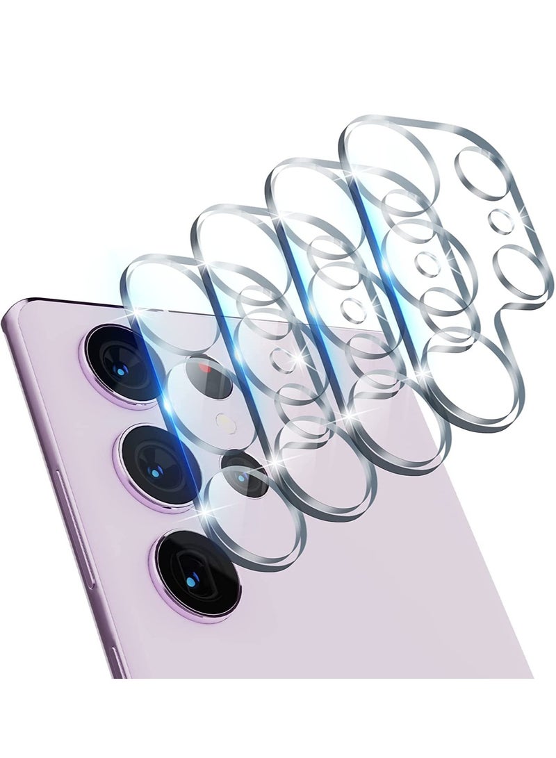 Design for Samsung Galaxy S23 Ultra Camera Lens Protector, [4 Pack] 9H HD Clear Tempered Glass Back Camera Screan Protective Film, Scratch-Resistant, Easy Installation, Transparent - Image 1