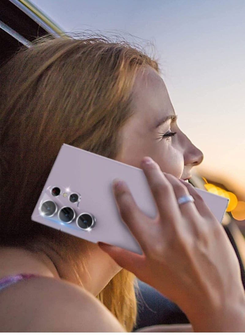 Design for Samsung Galaxy S23 Ultra Camera Lens Protector, [4 Pack] 9H HD Clear Tempered Glass Back Camera Screan Protective Film, Scratch-Resistant, Easy Installation, Transparent - Image 3