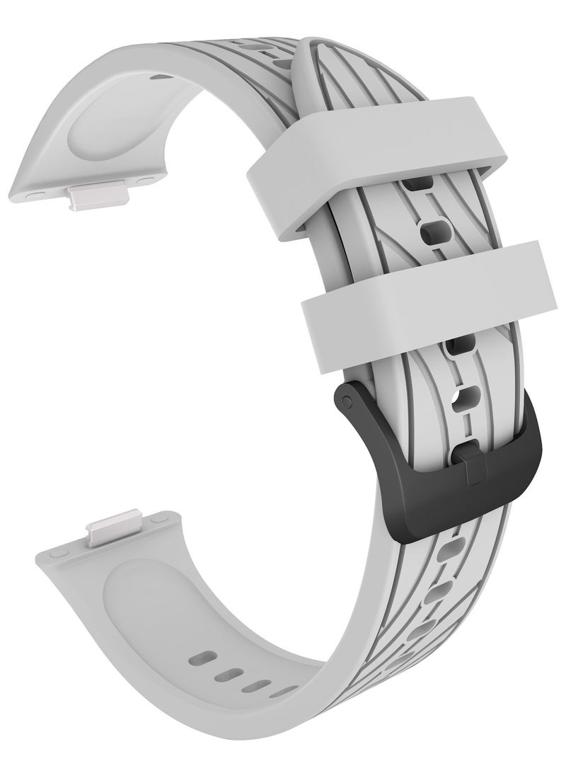 HW 4 PCS Strap for HUAWEI Watch Fit 3, Silicone Watchband Replacement Bracelet  - Image 4