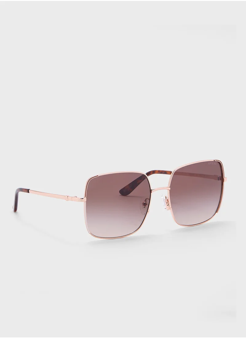 جس Oversized Sunglasses