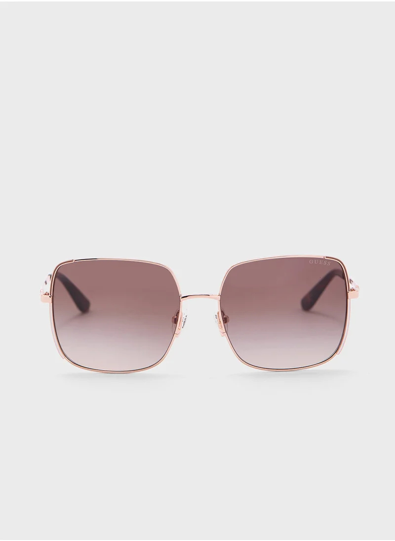 جس Oversized Sunglasses