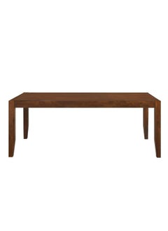 DANUBE HOME Eustace 8 Seater Dining Table Strong And Sturdy Dining Table Without Chairs 8 Seater Table| Modern Design Desk Furniture For Kitchen Dining Room L200Xw101.6Xh76.2Cm - Dark Brown  - Image 2