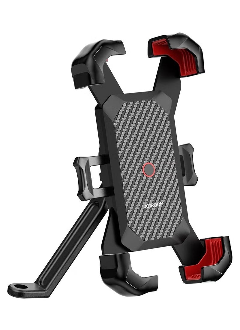 JOYROOM - JR-ZS288 Bike Handlebar Phone Holder – Universal Smartphone Mount, Adjustable, Secure Grip, Shockproof, Easy Installation for Bicycles, Motorcycles, and Scooters, Suitable for iPhone & Android Phones - Image 1