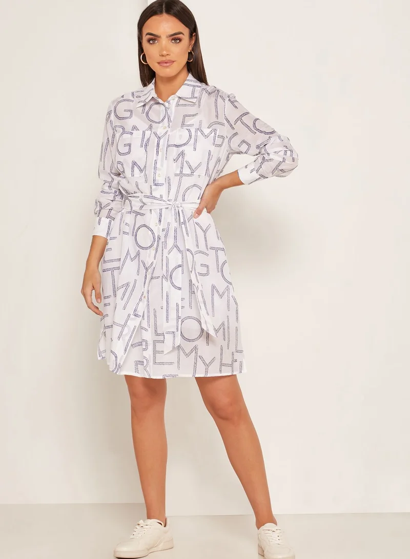 TOMMY HILFIGER Leila All Over Print Shirt Dress