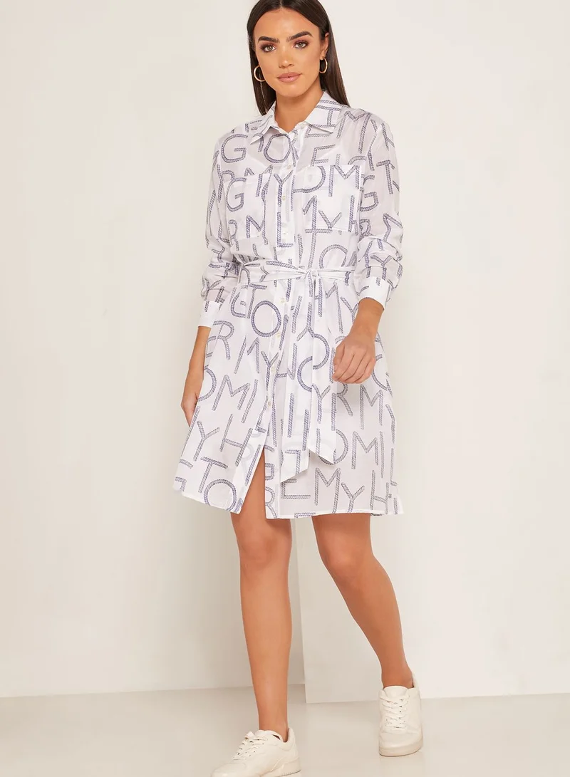 TOMMY HILFIGER Leila All Over Print Shirt Dress