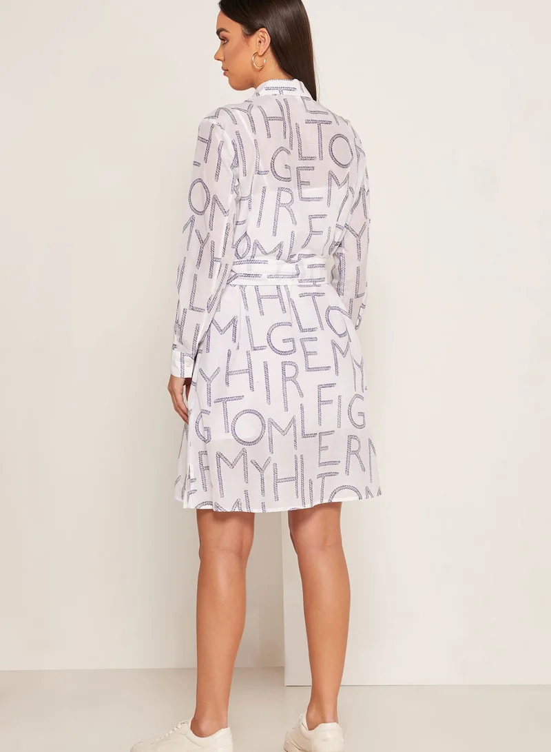 TOMMY HILFIGER Leila All Over Print Shirt Dress