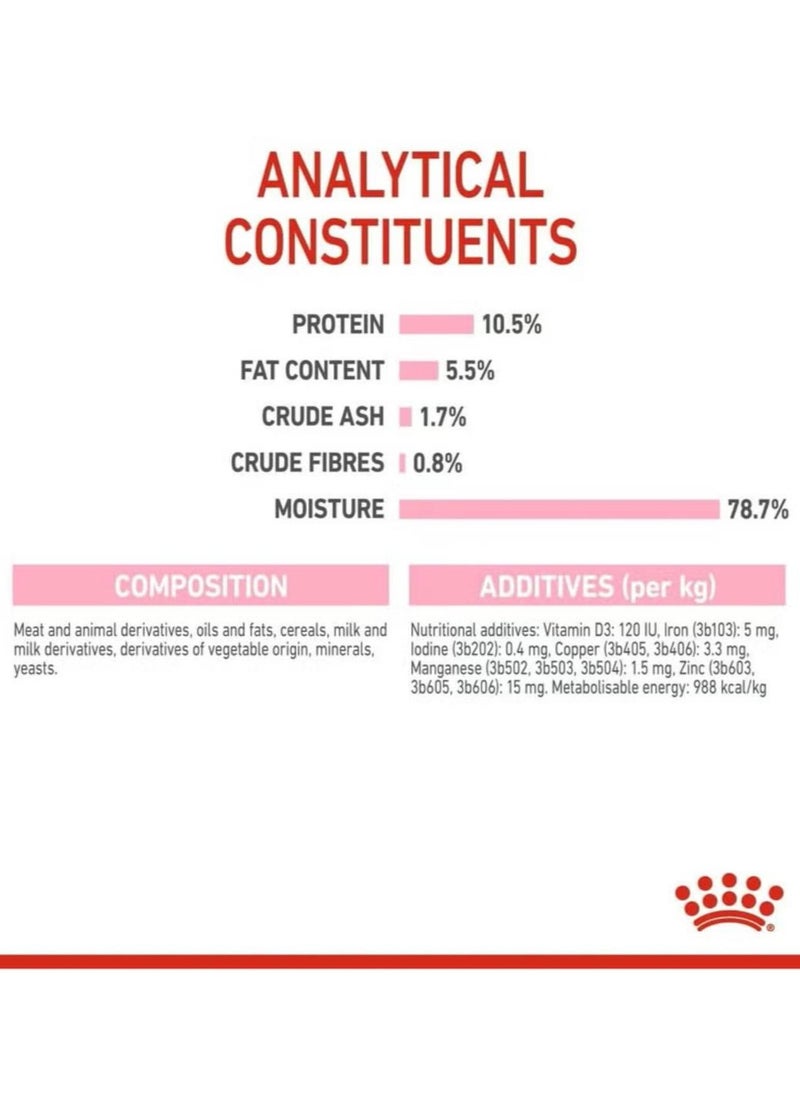 ROYAL CANIN Royal Canin Feline Health Nutrition Mother & Babycat Mousse (WET FOOD - Cans) 12X195g  - Image 4