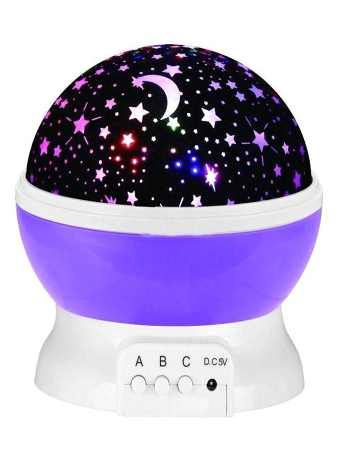NIBEMINENT Star And Moon Starlight Projector Lamp Multicolour 5.5 x 4.6cm - Image 1