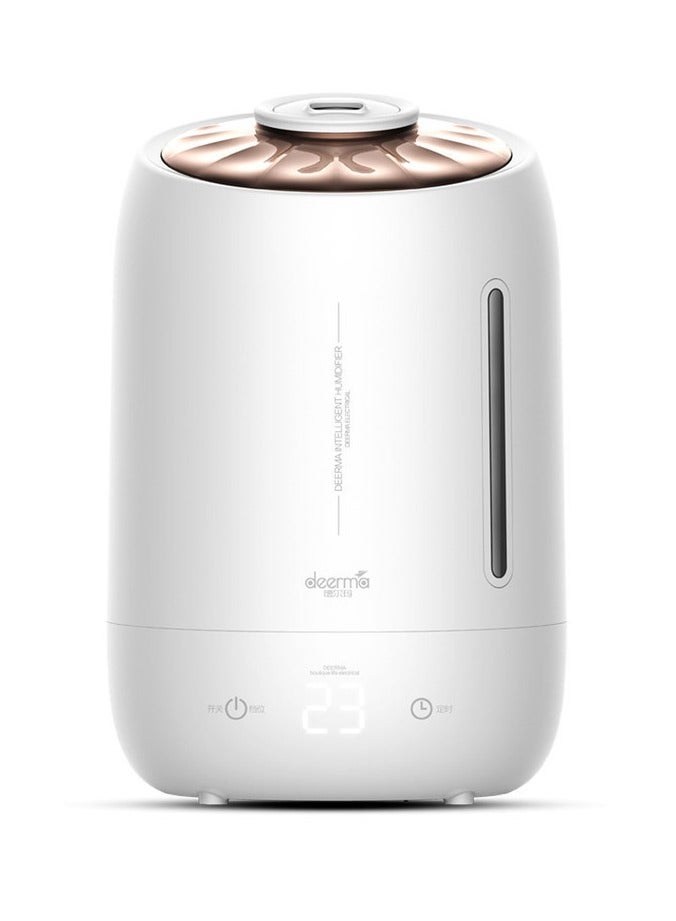 REBENUO Ultrasonic Digital Humidifier 360° Rotatable Mist Nozzle, Advanced 3-Gear Touch Temperature Control, Ultra-Quiet Operation with Energy-Saving Technology, Perfect for Enhancing Comfort in Your Home or Office F600 White - Image 1