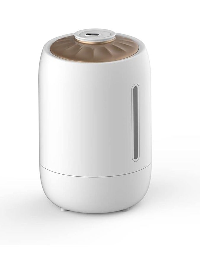 REBENUO Ultrasonic Digital Humidifier 360° Rotatable Mist Nozzle, Advanced 3-Gear Touch Temperature Control, Ultra-Quiet Operation with Energy-Saving Technology, Perfect for Enhancing Comfort in Your Home or Office F600 White - Image 2