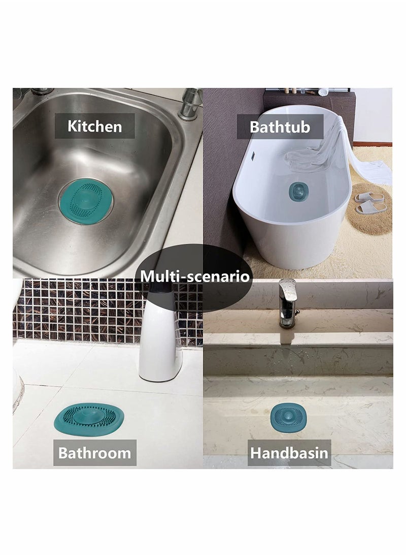 Y&D Silicone Hair Stopper Shower Drain Covers, Bathtub and Protectors  - Image 2