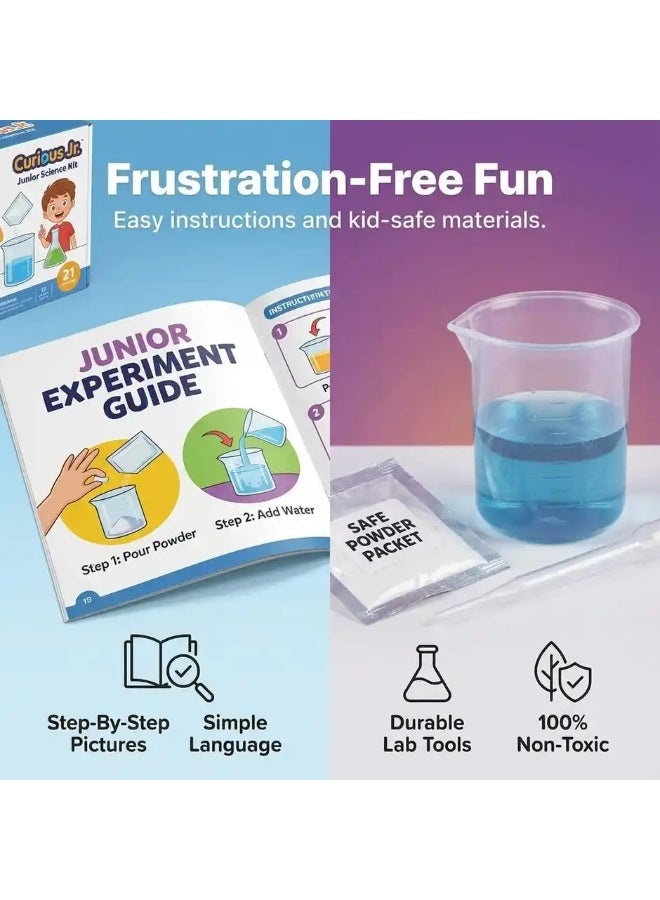 Physics Wallah Junior Science Kit for Kids | Age 4 | 14 Years | 50+ Color|Craft Tests And More - Image 3