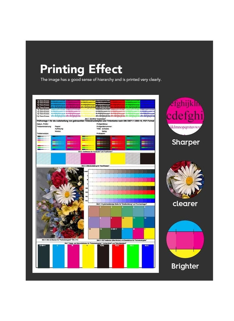 Terabyte BTD60 BT5000 Ink for Brother Pack of 4 Black Cyan Magenta Yellow for DCP - T300 T510W T710W MFC - T810W T910DW HL - T4000DW DCP - T310W T510W T710W MFC - T810W T910DW T4500DW DCP-T300  - Image 5