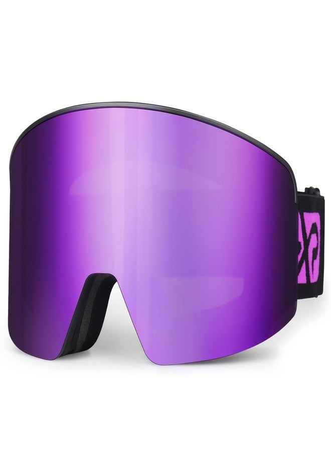 EXP VISION Ski/Snowboard Goggles, Magnetic Lens Snow Goggles with Anti-Fog & UV400 Protection for Men & Women - Image 1