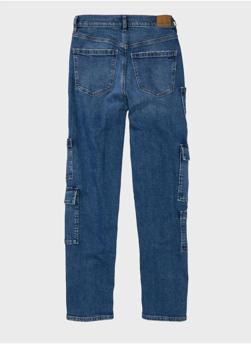 American Eagle High Waist Cargo Pants