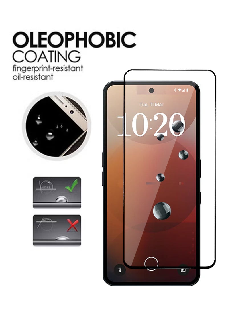 Nothing Phone 3A Pro Screen Protector 2 Pack - Premium Full Screen Tempered Glass For Nothing Phone 3A Pro, High Transparency, Delicate Touch, Anti-Explosion, Smooth Arc Edges, Easy Installation - Image 4