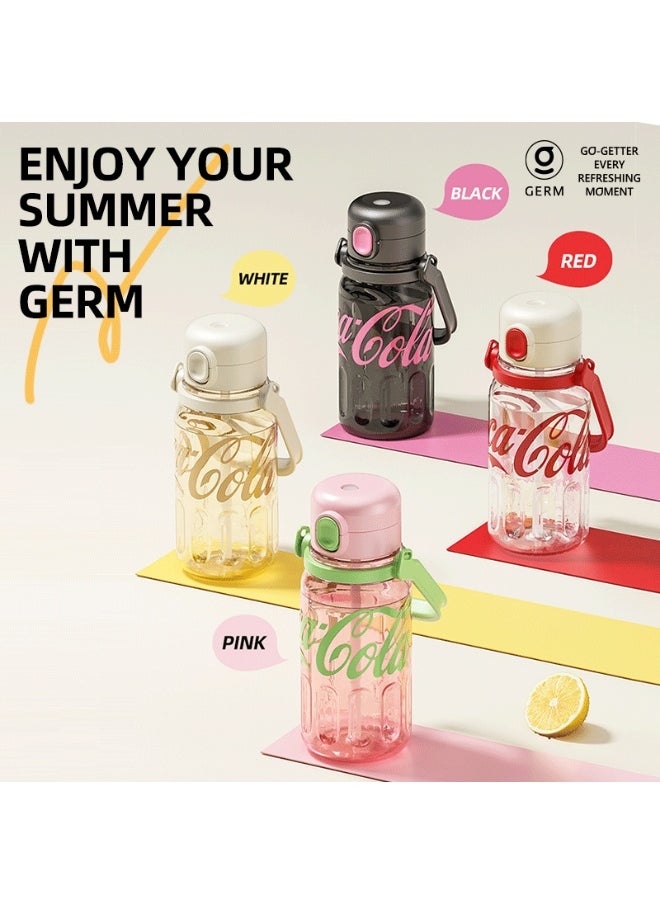Coca-Cola Collection Sport Tritan Water Bottle – Red | 1250ml Large Capacity | BPA-Free Leakproof Bottle by GERM | Official Coca-Cola Licensed