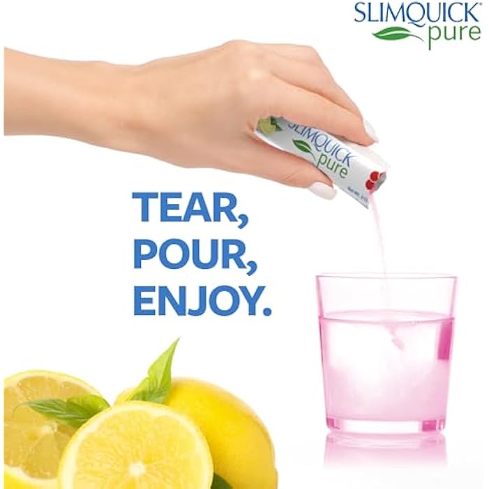 SlimQuick Pure 3X Extra Strength Drink Mix Packets, Metabolism & Weight Management for Women, Helps in Fat Breakdown, with Green Tea, Caffeine, Chaste Tree, Rhodiola Extract - Pink Lemonade, 26 Count - Image 5