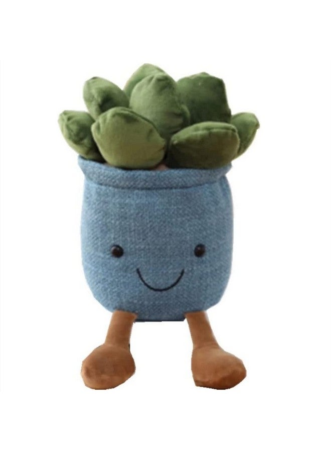 NatureMan Stuffed Plants Succulent Plush Soft Fluffy Toy Succulent Plants Friend Throw Pillowsucculents Plushies Pillow Toy Room (Blue) - Image 1